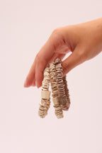Even this one | 5 stk. mulberry silke elastikker - Beige & Taupe