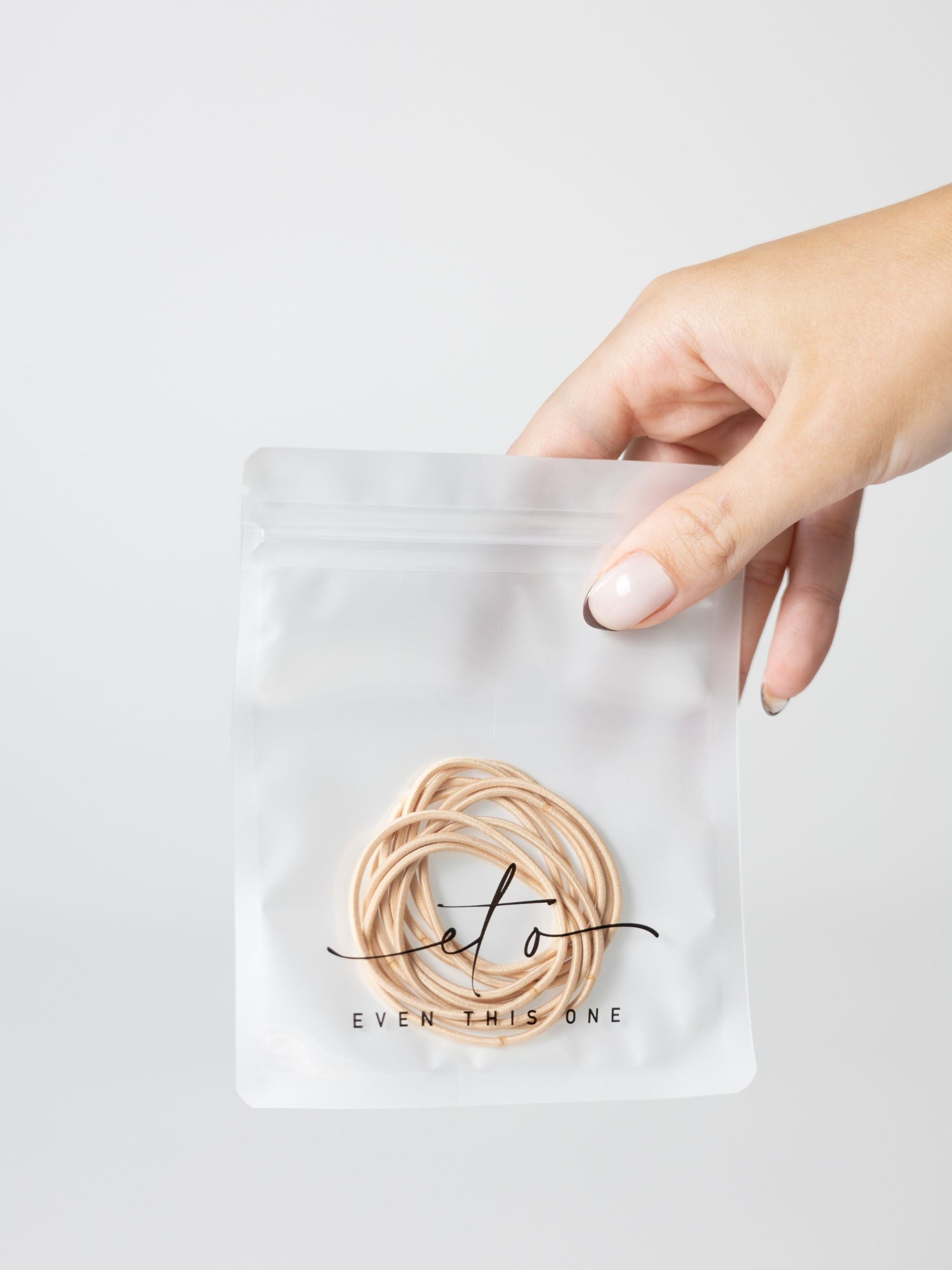 Even this one | Slim hårelastikker - 10 stk. Neutral