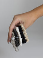 Even this one |  5 stk. 100% mulberry silke elastikker